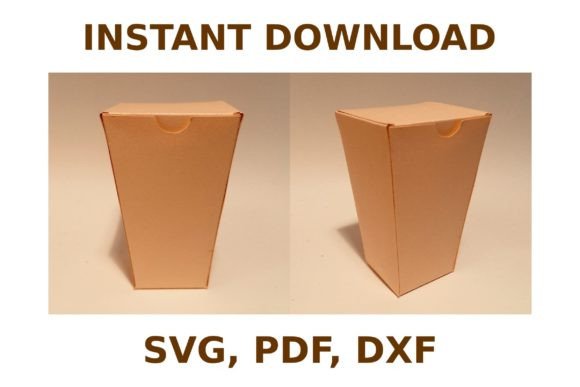 Cup Box Template – 3D SVG Shapes