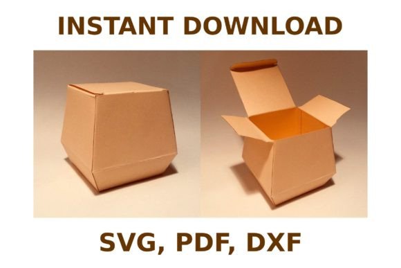 Food Box Template – 3D SVG Shapes