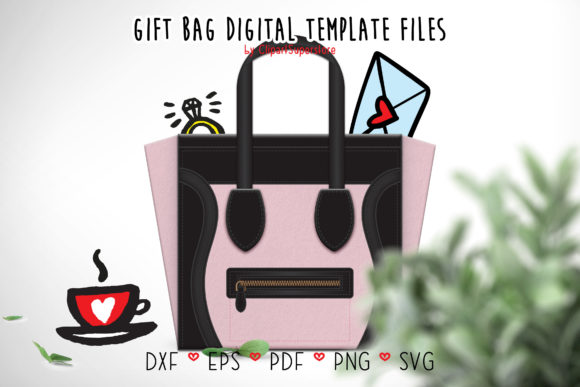 Gift Bag 3D SVG Freebies