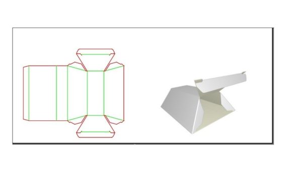 Gift Box Trapezium 3D SVG Shapes