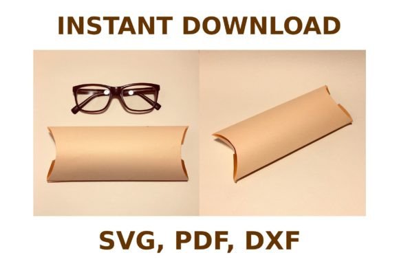 Glasses Case Template – 3D SVG Gift Boxes